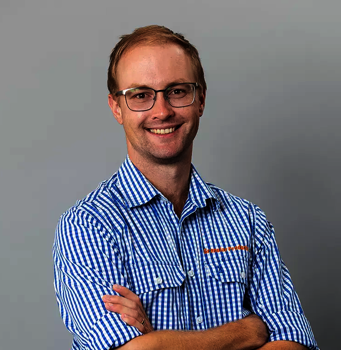 Headshot of Granular Products Technical Sales Specialist Ryan Trott